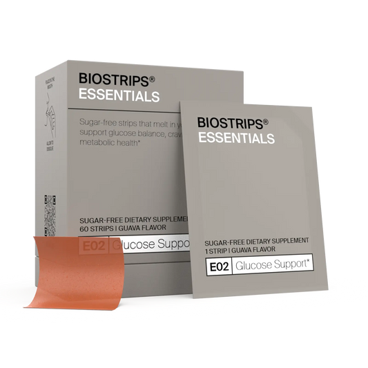 BIOSTRIPS Essentials packaging on a white background