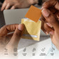 Close-up of BIOSTRIPS Clean Energy strip packaging showing sugar-free and vegan features.