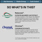 BIOSTRIPS Glucose Support key ingredients graphic featuring Reducose, Chromax and apple cider vinegar